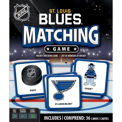 MasterPieces Officially Licensed NHL St. Louis Blues Matching Game For Kids And Families 3 MasterPieces Officially Licensed NHL St. Louis Blues Matching Game For Kids And Families