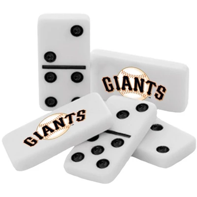 MasterPieces Officially Licensed MLB San Francisco Giants 28 Piece Dominoes Game For Adults 4 MasterPieces Officially Licensed MLB San Francisco Giants 28 Piece Dominoes Game For Adults - Image 2