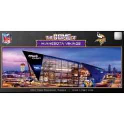MasterPieces Sports Panoramic Puzzle - NFL Minnesota Vikings Stadium View