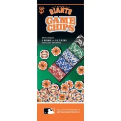 MasterPieces Casino 100 Piece Poker Chip Set - MLB San Francisco Giants -Games and Puzzles Shop GUEST 04f9016d 132a 450a b8e7 87ffadd46f5d