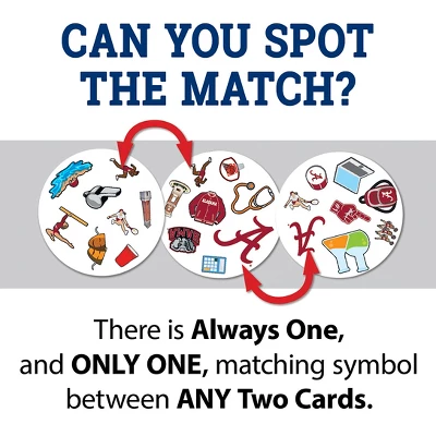 MasterPieces Officially Licensed NCAA Alabama Crimson Tide Spot It Game For Kids And Adults 5 MasterPieces Officially Licensed NCAA Alabama Crimson Tide Spot It Game For Kids And Adults - Image 3