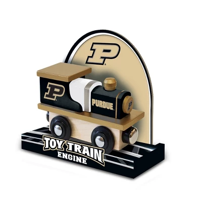MasterPieces Officially Licensed NCAA Purdue Boilermakers Wooden Toy Train Engine For Kids 4 MasterPieces Officially Licensed NCAA Purdue Boilermakers Wooden Toy Train Engine For Kids - Image 2