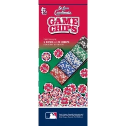 MasterPieces Casino 100 Piece Poker Chip Set - MLB St. Louis Cardinals -Games and Puzzles Shop GUEST 09a9823a 529e 4ee4 b7e3 24f404f3bb8b