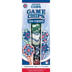 MasterPieces Casino Style 100 Piece Poker Chip Set - MLB Chicago Cubs