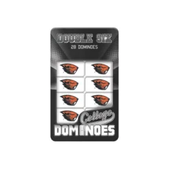 MasterPieces Officially Licensed NCAA Oregon State Beavers 28 Piece Dominoes Game For Adults