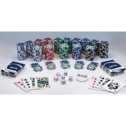 MasterPieces Casino Style 300 Piece Poker Chip Set - NFL Seattle Seahawks