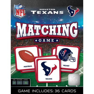 MasterPieces Officially Licensed NFL Houston Texans Matching Game For Kids And Families 3 MasterPieces Officially Licensed NFL Houston Texans Matching Game For Kids And Families