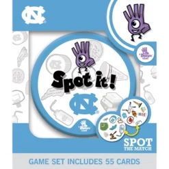 MasterPieces Officially Licensed NCAA UNC Tar Heels Spot It Game For Kids And Adults
