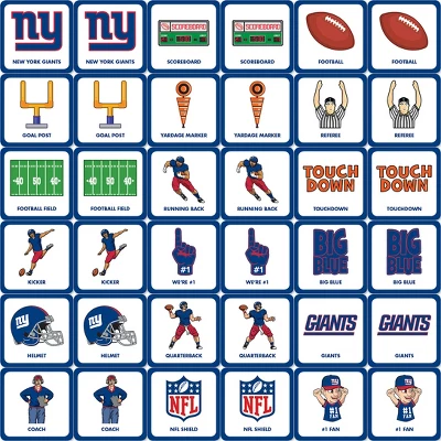 MasterPieces Officially Licensed NFL New York Giants Matching Game For Kids And Families 4 MasterPieces Officially Licensed NFL New York Giants Matching Game For Kids And Families - Image 2