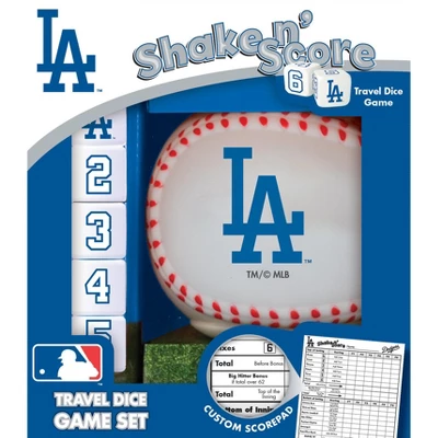 MasterPieces Officially Licsenced MLB Los Angeles Dodgers Shake N' Score Dice Game For Age 6 And Up 3 MasterPieces Officially Licsenced MLB Los Angeles Dodgers Shake N' Score Dice Game For Age 6 And Up