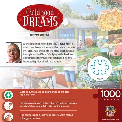 MasterPieces 1000 Piece Jigsaw Puzzle - Backyard Barbeque - 19.25"x26.75" 5 MasterPieces 1000 Piece Jigsaw Puzzle - Backyard Barbeque - 19.25"x26.75" - Image 3