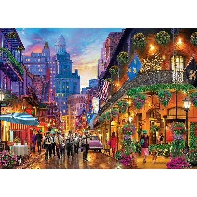 MasterPieces Inc Colorscapes New Orleans Style 1000 Piece Linen Jigsaw Puzzle 4 MasterPieces Inc Colorscapes New Orleans Style 1000 Piece Linen Jigsaw Puzzle - Image 2