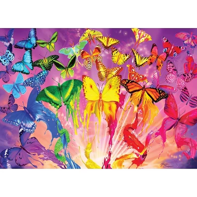 MasterPieces Inc Metamorphosis 500 Piece Hidden Images Glow In The Dark Jigsaw Puzzle 4 MasterPieces Inc Metamorphosis 500 Piece Hidden Images Glow In The Dark Jigsaw Puzzle - Image 2