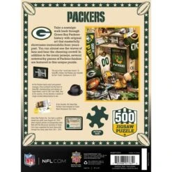 MasterPieces 500 Piece Puzzle - Green Bay Packers Locker Room - 15"x21" -Games and Puzzles Shop GUEST 0ed5f65f 16fe 48c7 96ad eb3533762639