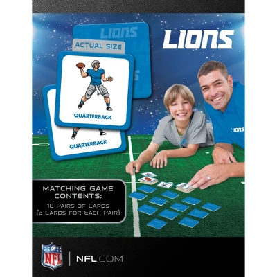 MasterPieces Officially Licensed NFL Detroit Lions Matching Game For Kids And Families 5 MasterPieces Officially Licensed NFL Detroit Lions Matching Game For Kids And Families - Image 3