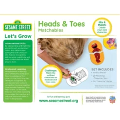 MasterPieces Kids Games - Sesame Street Heads & Toes Matching Game -Games and Puzzles Shop GUEST 0f0bbed3 4a29 4504 9777 d13d856e1f3a