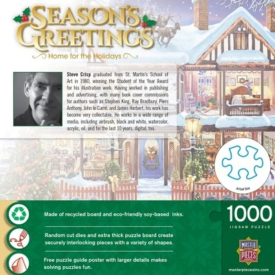 MasterPieces 1000 Piece Christmas Jigsaw Puzzle - Home For The Holidays 5 MasterPieces 1000 Piece Christmas Jigsaw Puzzle - Home For The Holidays - Image 3