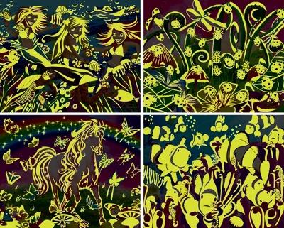 MasterPieces Kids Jigsaw Puzzle Set - Purple Glow 4-Pack 100 Pieces 10 MasterPieces Kids Jigsaw Puzzle Set - Purple Glow 4-Pack 100 Pieces - Image 8