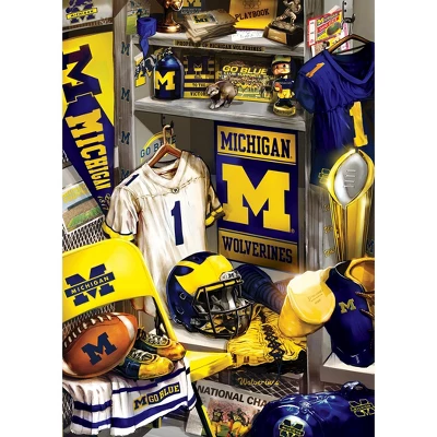 MasterPieces 500 Piece Puzzle - Michigan Wolverines Locker Room - 15"x21" 4 MasterPieces 500 Piece Puzzle - Michigan Wolverines Locker Room - 15"x21" - Image 2