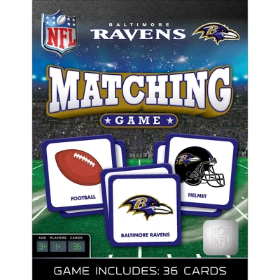 MasterPieces Officially Licensed NFL Baltimore Ravens Matching Game For Kids And Families 3 MasterPieces Officially Licensed NFL Baltimore Ravens Matching Game For Kids And Families