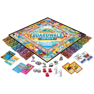 MasterPieces Opoly Family Board Games - Beach Life Boardwalk Opoly 4 MasterPieces Opoly Family Board Games - Beach Life Boardwalk Opoly - Image 2