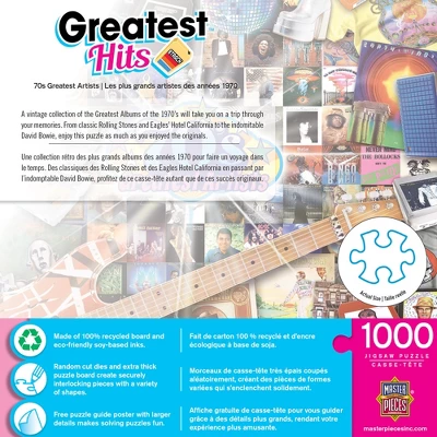 MasterPieces 1000 Piece Puzzle - 70's Greatest Artists - 19.25"x26.75" 5 MasterPieces 1000 Piece Puzzle - 70's Greatest Artists - 19.25"x26.75" - Image 3
