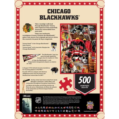 MasterPieces 500 Piece Puzzle - Chicago Blackhawks Locker Room - 15"x21" 5 MasterPieces 500 Piece Puzzle - Chicago Blackhawks Locker Room - 15"x21" - Image 3