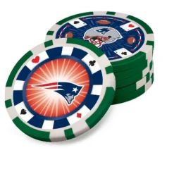 MasterPieces 300 Piece Poker Chip Set - NFL New England Patriots -Games and Puzzles Shop GUEST 129a3652 90bb 4849 b28e 4b73347252c0