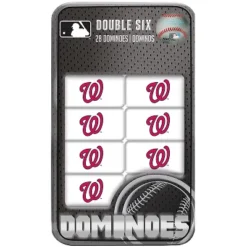 MasterPieces Officially Licensed MLB Washington Nationals 28 Piece Dominoes Game For Adults