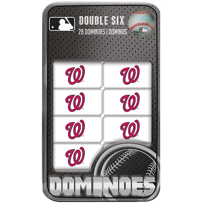 MasterPieces Officially Licensed MLB Washington Nationals 28 Piece Dominoes Game For Adults 3 MasterPieces Officially Licensed MLB Washington Nationals 28 Piece Dominoes Game For Adults