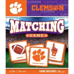 MasterPieces Officially Licensed NCAA Clemson Tigers Matching Game For Kids And Families