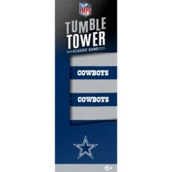 MasterPieces Real Wood Block Tumble Towers - NFL Dallas Cowboys