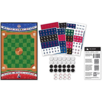 MasterPieces Officially Licensed MLB League-MLB Checkers Board Game For Families And Kids Ages 6 And Up 4 MasterPieces Officially Licensed MLB League-MLB Checkers Board Game For Families And Kids Ages 6 And Up - Image 2