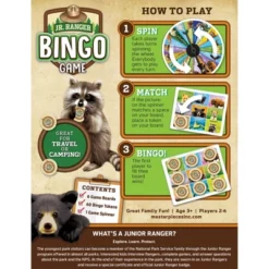 MasterPieces Kids Games - Jr Ranger Bingo Game -Games and Puzzles Shop GUEST 1652a920 5618 40cd a8ea 64e04460580e