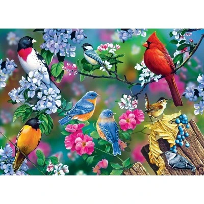 MasterPieces Inc Songbird Collage 1000 Piece Jigsaw Puzzle 4 MasterPieces Inc Songbird Collage 1000 Piece Jigsaw Puzzle - Image 2