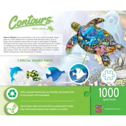 MasterPieces 1000 Piece Jigsaw Puzzle - Turtle Sailing - 25.6"x20.4" -Games and Puzzles Shop GUEST 16b3e9c2 c715 4369 ac0f 60fc2e189cc9