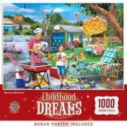 MasterPieces 1000 Piece Jigsaw Puzzle - Backyard Barbeque - 19.25"x26.75"