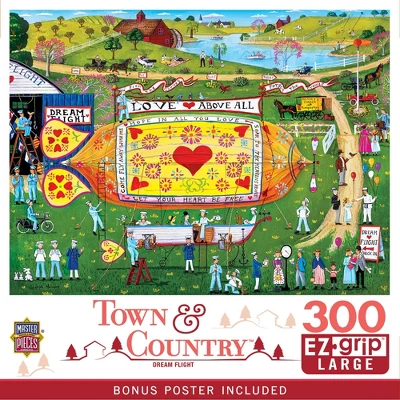 MasterPieces 300 Piece EZ Grip Jigsaw Puzzle - Dream Flight - 18"x24" 3 MasterPieces 300 Piece EZ Grip Jigsaw Puzzle - Dream Flight - 18"x24"