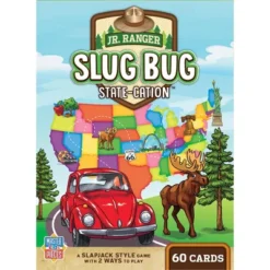 MasterPieces Kids Games - Jr Ranger - Slug Bug State-cation Card Game