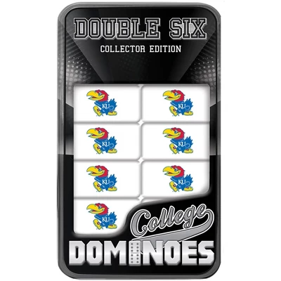 MasterPieces Officially Licensed NCAA Kansas Jayhawks 28 Piece Dominoes Game For Adults 3 MasterPieces Officially Licensed NCAA Kansas Jayhawks 28 Piece Dominoes Game For Adults