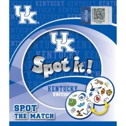 MasterPieces Officially Licensed NCAA Kentucky Wildcats Spot It Game For Kids And Adults