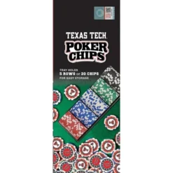 MasterPieces Casino 100 Piece Poker Chip Set - NCAA Texas Tech Red Raiders -Games and Puzzles Shop GUEST 1dc8177d de00 44f4 baed 751bbd31083d
