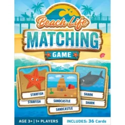 MasterPieces Officially Licensed Beach Life Matching Game For Kids And Families