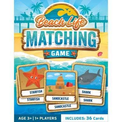 MasterPieces Officially Licensed Beach Life Matching Game For Kids And Families 3 MasterPieces Officially Licensed Beach Life Matching Game For Kids And Families