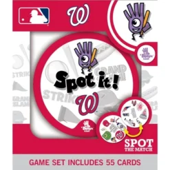 MasterPieces Officially Licensed MLB Washington Nationals Spot It Game For Kids And Adults
