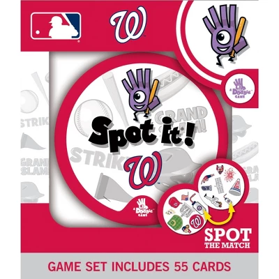 MasterPieces Officially Licensed MLB Washington Nationals Spot It Game For Kids And Adults 3 MasterPieces Officially Licensed MLB Washington Nationals Spot It Game For Kids And Adults