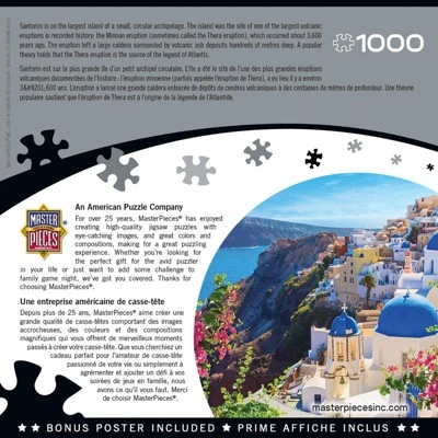 MasterPieces Inc ShutterSpeed Santorini Spring 1000 Piece Jigsaw Puzzle 3 MasterPieces Inc ShutterSpeed Santorini Spring 1000 Piece Jigsaw Puzzle