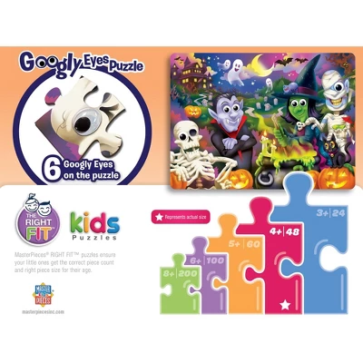 MasterPieces 100 Piece Googly Eye Jigsaw Puzzle - Halloween 5 MasterPieces 100 Piece Googly Eye Jigsaw Puzzle - Halloween - Image 3