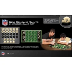 MasterPieces Officially Licensed NFL New Orleans Saints Checkers Board Game For Families And Kids Ages 6 And Up -Games and Puzzles Shop GUEST 1f7a9b4d acea 48e4 a8a6 ec82a3ffa45e