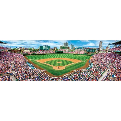 MasterPieces Sports Panoramic Puzzle - MLB Chicago Cubs Center View 4 MasterPieces Sports Panoramic Puzzle - MLB Chicago Cubs Center View - Image 2